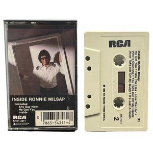 Inside Ronnie Milsap Cassette Tape 1982 Country Pop RCA